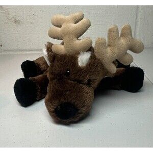 Ganz Webkinz Moose 9" Plush Reindeer Brown Antlers Stuffed Animal Toy NO CODE P3